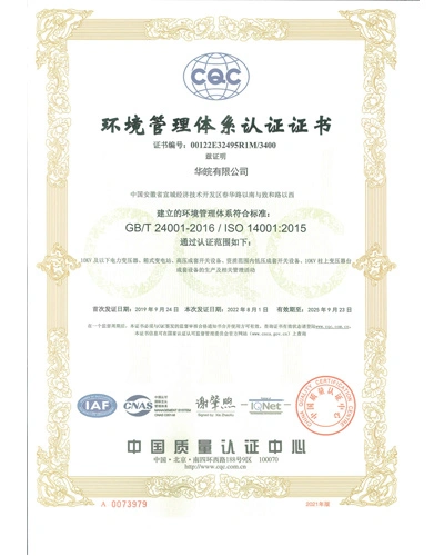 Certificado 14001 ISO