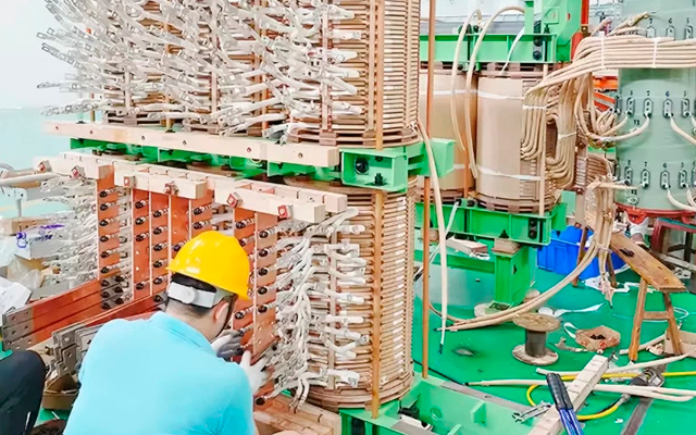 Características del transformador de minería