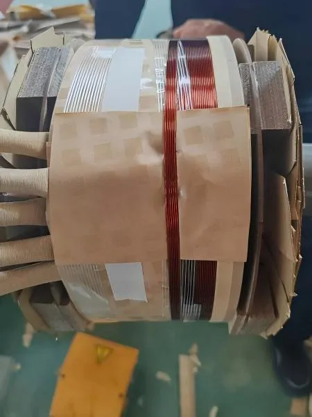 Proceso de trabajo del transformador de tipo seco
