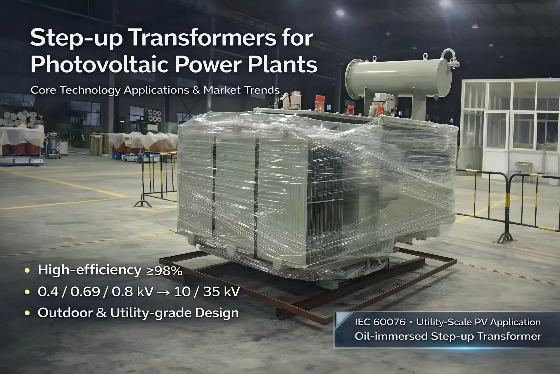 Transformadores intensiva para plantas de energía fotovoltaica: aplicaciones de tecnología central y análisis de tendencia del mercado