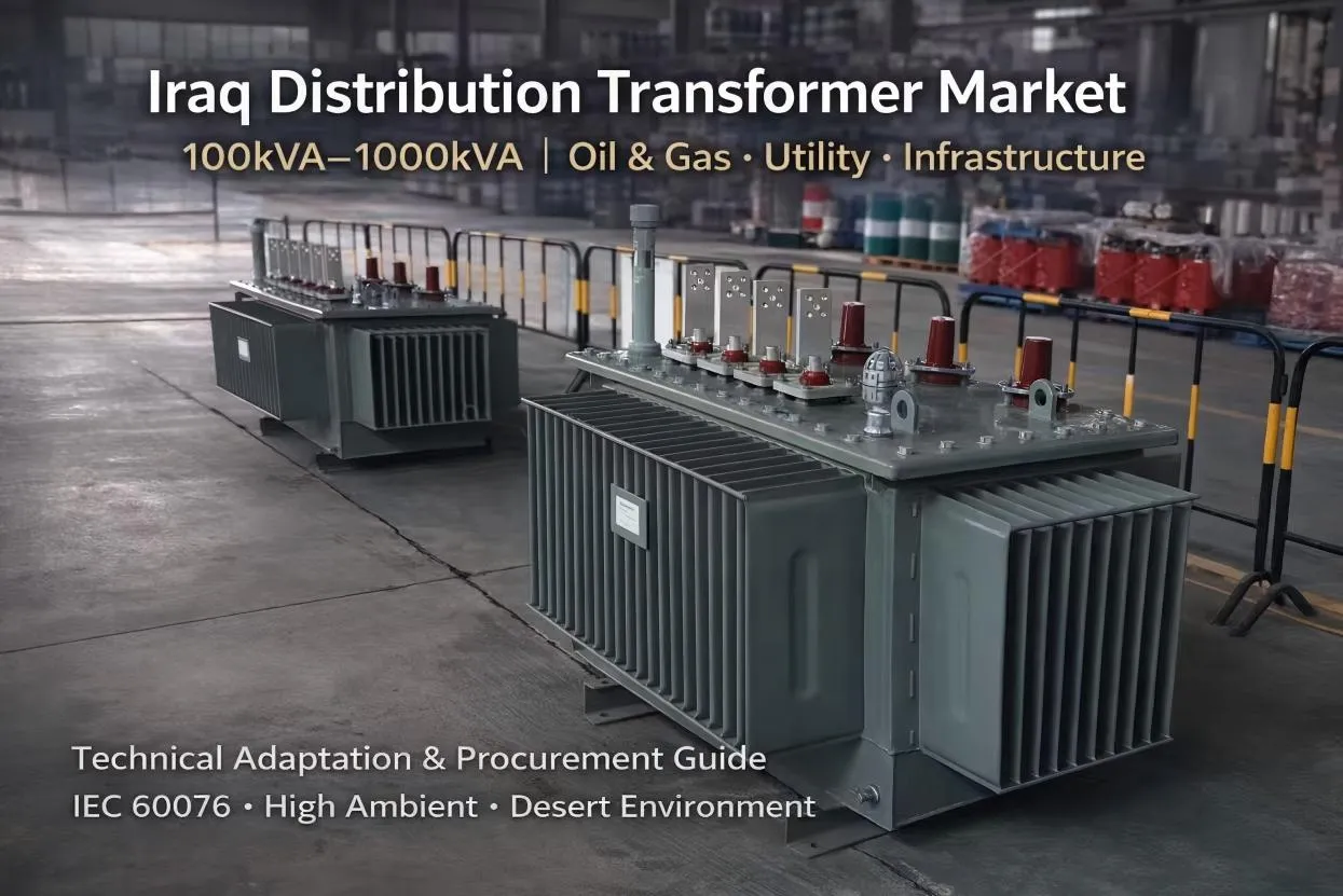 Análisis en profundidad del mercado de transformadores de distribución de Irak: Guía técnica de adaptación y adquisición para productos de 100kVA-1000kVA
